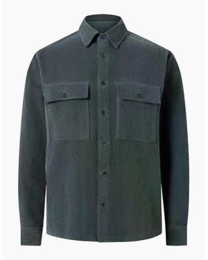 Belstaff Ravine Corduroy Shirt Petrol - Green