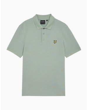 Lyle & Scott Plain Polo Shirt Cold Mint - Green