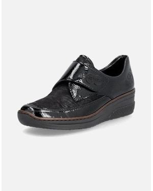 Rieker Ladies Shoes 487C0-00 - Black