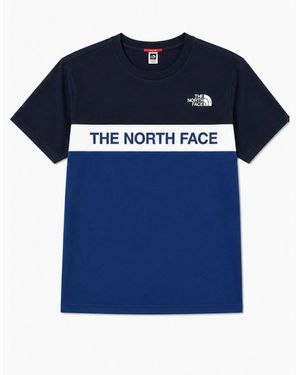 The North Face Colour Block T Shirt - Blue