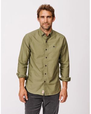 aubi Alder Oxford Shirt - Green