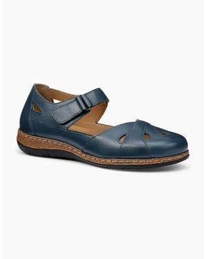 Hotter Devi Mary Jane Shoes - Blue