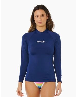 Rip Curl Rip Curl Classic Surf Long Sleeve Rash Vest - Blue