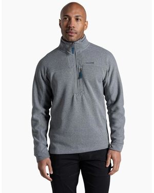 Craghoppers Torney Iii Knitlook Half Zip Fleece - Grey