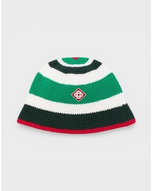 CASABLANCA Cotton Crochet Hat - Green