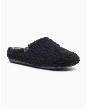 Hush Puppies Good Slipper Teddy Mule Slippers - Blue