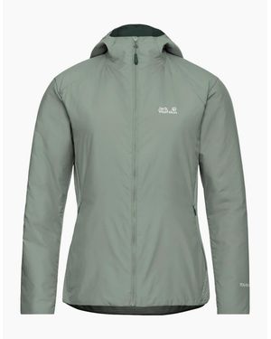 Jack Wolfskin Trail Light Hybrid Windbreaker - Green