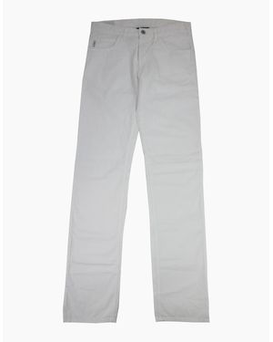 Armani Jeans Gabardine Stretch Bianco Ottico - Grey