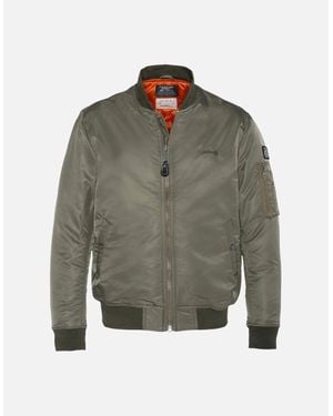 Schott Nyc Airforcers Rs Bomber Jacket - Green