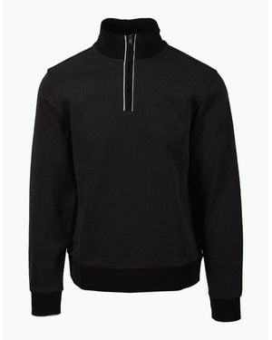 BOSS Boss Sidney 80 Half Zip Sweatshirt - Black