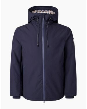 Aquascutum Active Shell Active Mid Parka Jacket - Blue