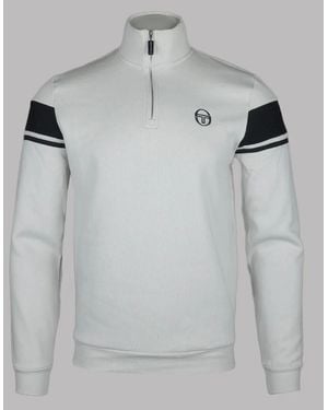 Sergio Tacchini Damarindo 1/4 Zip Sweatshirt - Grey