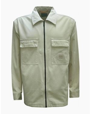 BOSS Lovel Zip Overshirt - Green