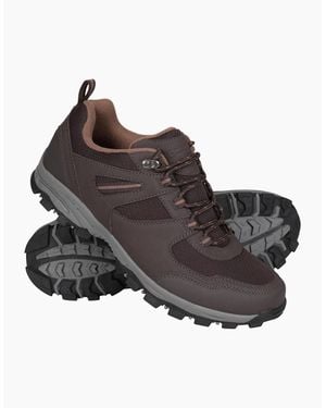 Mountain Warehouse Mcleod Outdoor Wide Walking Shoes - Brown
