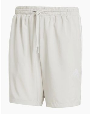 adidas 3 Stripes Shorts - White