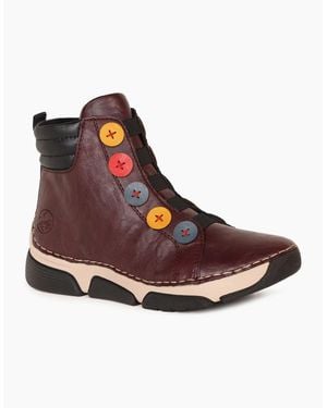 Rieker Settle Ankle Boots - Brown