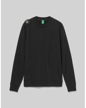Ma Strum Mastrum Crew Neck Sweatshirt - Black