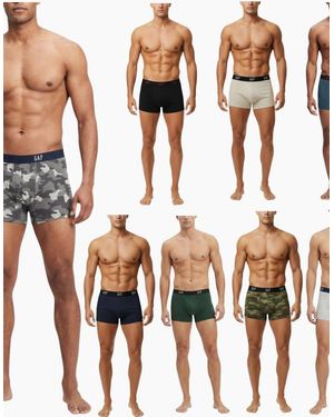 Gap Original Boxer Briefs Cotton Stretch 3Pack Underwear - White