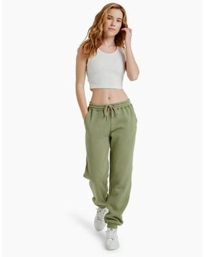Roxy Surf Stoked Pant Brushed Elasticated Joggers - Green