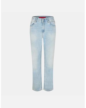 BOSS Marty Five Pocket Straight Leg Jeans - Blue