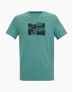 Regatta Breezed Photo Collage T-Shirt - Green