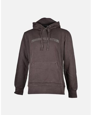 Björn Borg "Progressive Healthing" Logo Hoodie, Pavement - Brown