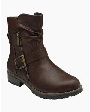 Lotus Tulia Wide Fit Calf Boots - Brown