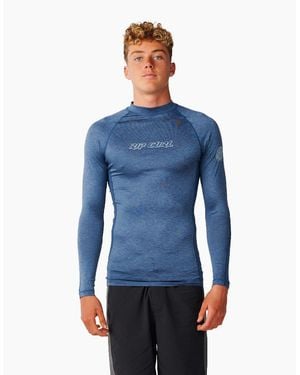 Rip Curl Rip Curl Dawn Partol Long Sleeve Rash Vest - Blue