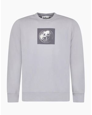 Stone Island Institutional One Print Sweatshirt - Grey