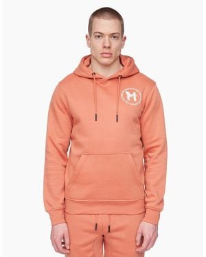 Henleys Metafone Hoodie Brick - Orange