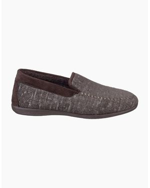 Cotswold Stanley Loafer Slipper - Brown