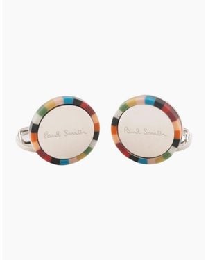Paul Smith Signature Edge Cufflinks 92 Multi - Pink