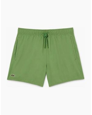 Lacoste Quick-Dry Swim Shorts Lettuce - Green