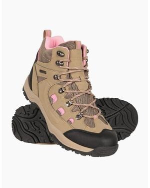 Mountain Warehouse Ladies Adventurer Waterproof Walking Boots - Natural