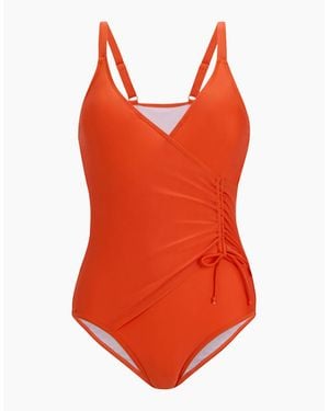 Regatta Ladies Baylenne Plain One Piece Swimsuit - Orange