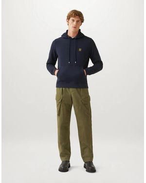 Belstaff Logo Hoodie - Blue