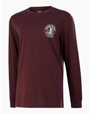Hard Yakka Heritage Icon T-Shirt Burgundy - Purple