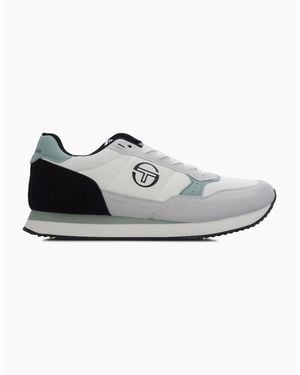 Sergio Tacchini Monza Low Top Trainers With Logo Print - White