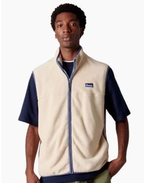 Penfield Graylock Rice Fleece Vest - Natural