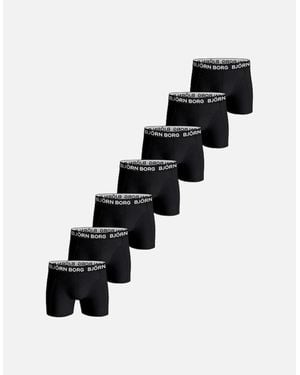 Björn Borg 7-Pack Cotton Stretch Boxer Trunks - White