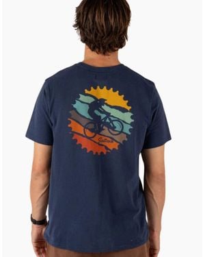 Saltrock Mtb Colour Graphic Short Sleeve T-Shirt - Blue