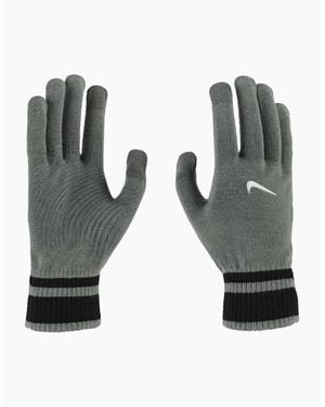 Nike Gripped Knitted Gloves - Grey