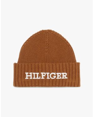Tommy Hilfiger Monotype Hats Desert Khaki - Brown