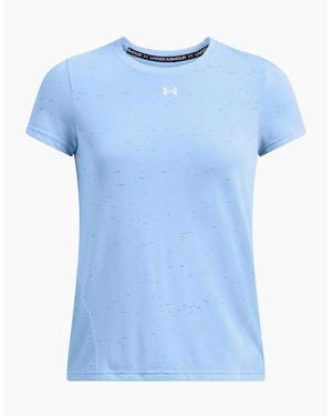 Under Armour Vanish Seamless Short Sleeve Performance Gym Top - Blue