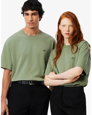 Lacoste Loose Fit Heavy Jersey T-Shirt - Green