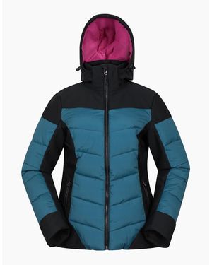 Mountain Warehouse Ladies Resort Recco Padded Ski Jacket - Blue