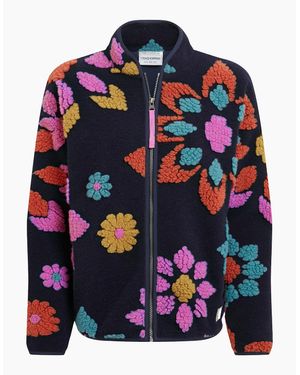 Craghoppers Ladies Catalina Flowers Full Zip Fleece Jacket - Blue