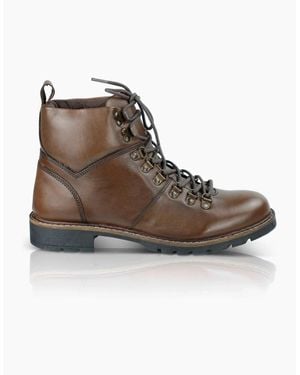 Silver Street London Marble Boots - Brown