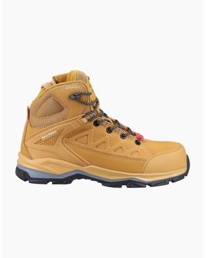 Hard Yakka Atomic Pr Hybrid Memory Foam Safety Boots Wheat - Natural