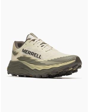 Merrell Agility Peak 6 Runner Polyurethane Burlap Trail Running Shoes - Brown